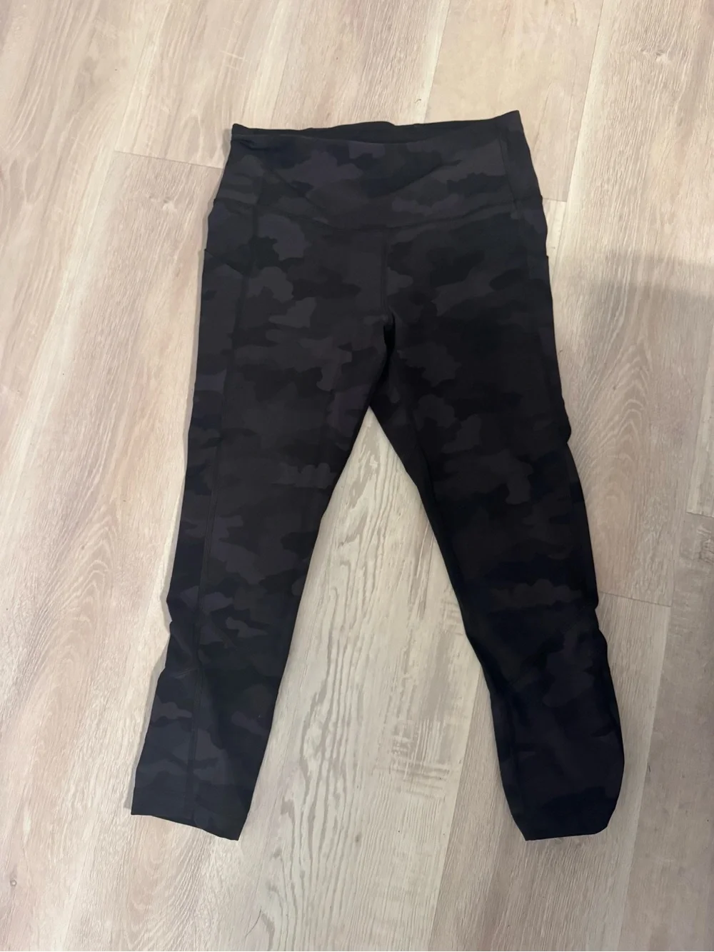 Lululemon Black Camo Performance Leggings